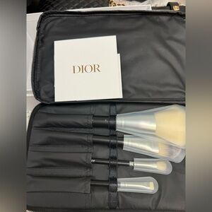 Dior Backstage Black Cosmetic Case with Makeup Brushes